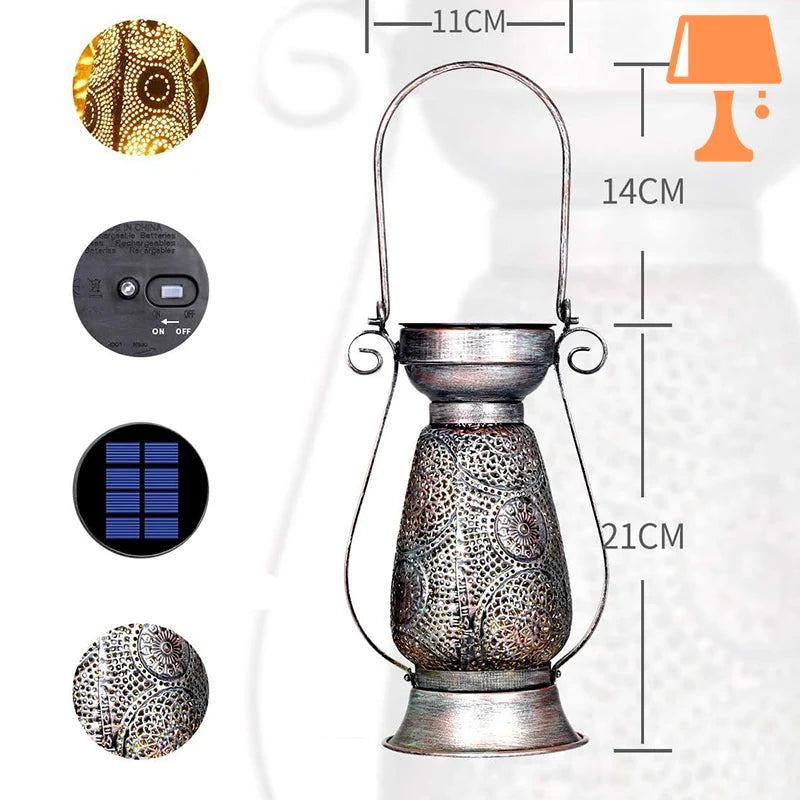 Lampadaire Ethnique MystiGlow – Ambiance Magique avec Motifs Débourrés