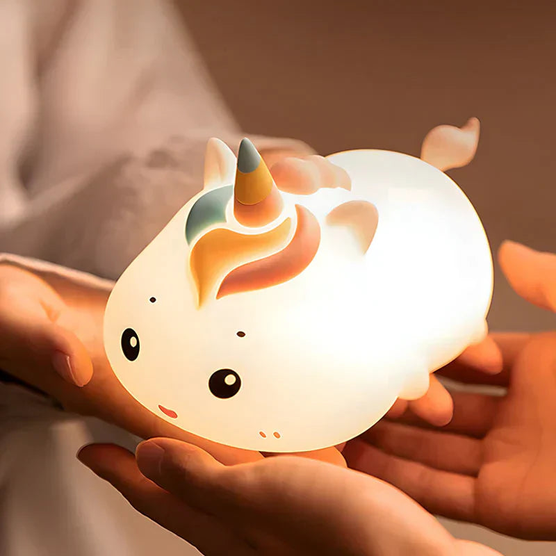 Lampe de lit DreamyGlow Enhjørning Touch