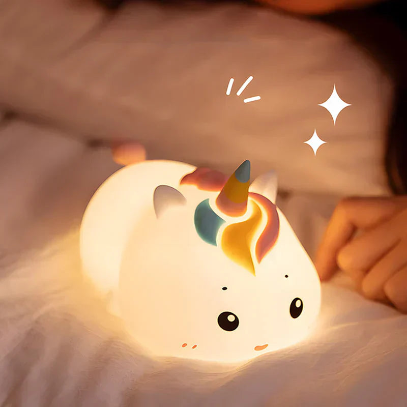Lampe de lit DreamyGlow Enhjørning Touch