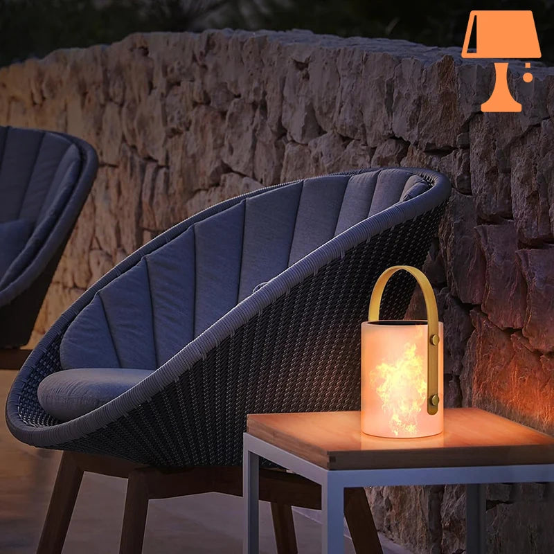 LumiBeam – Lampe LED portable au design cylindrique avec télécommande