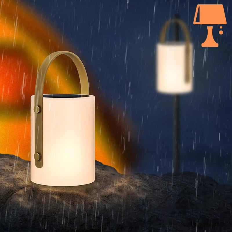 LumiBeam – Lampe LED portable au design cylindrique avec télécommande