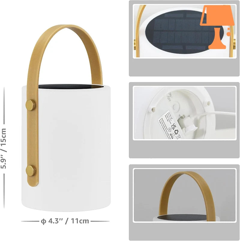 LumiBeam – Lampe LED portable au design cylindrique avec télécommande