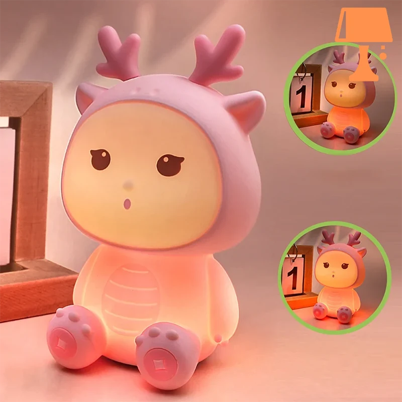 ReindeerGlow – Yndig sièges Rensdyr lampe de nuit pour enfants