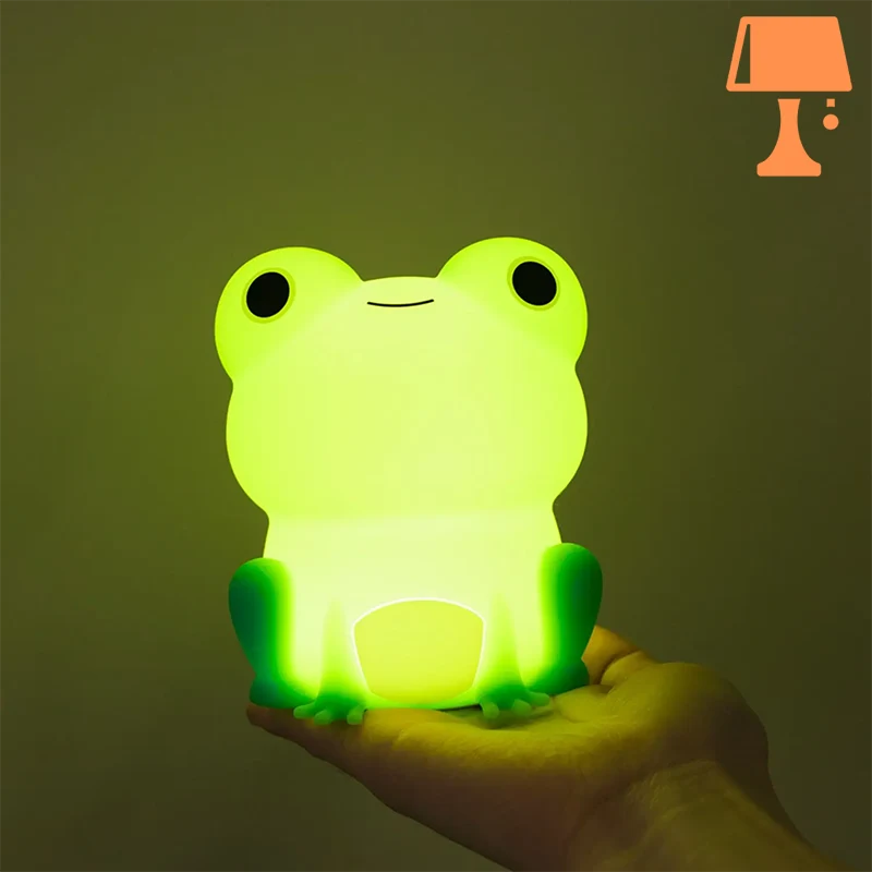 FroggieGlow – Lampe de nuit en silicone grenouille hyggelig