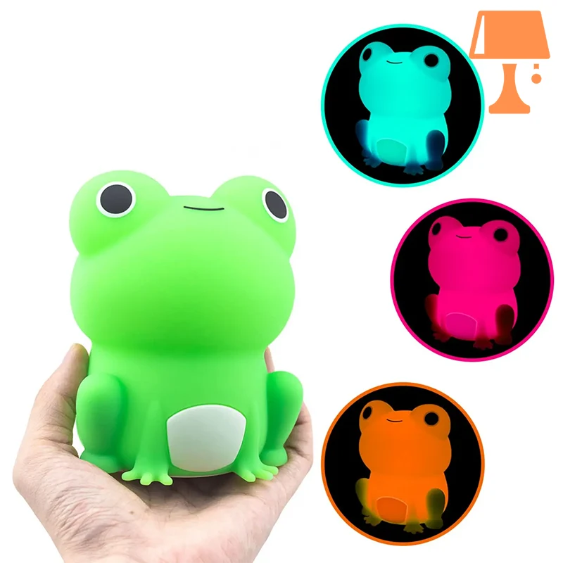 FroggieGlow – Lampe de nuit en silicone grenouille hyggelig