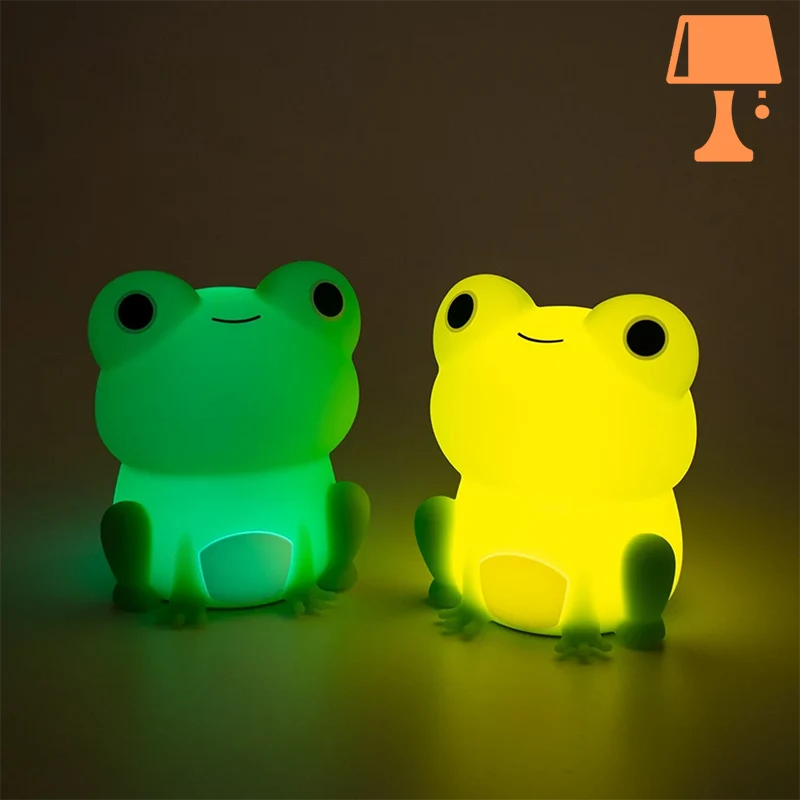 FroggieGlow – Lampe de nuit en silicone grenouille hyggelig
