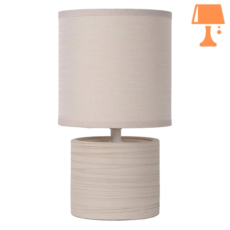 SerenaGlow Élégante Lampe Cylindrique