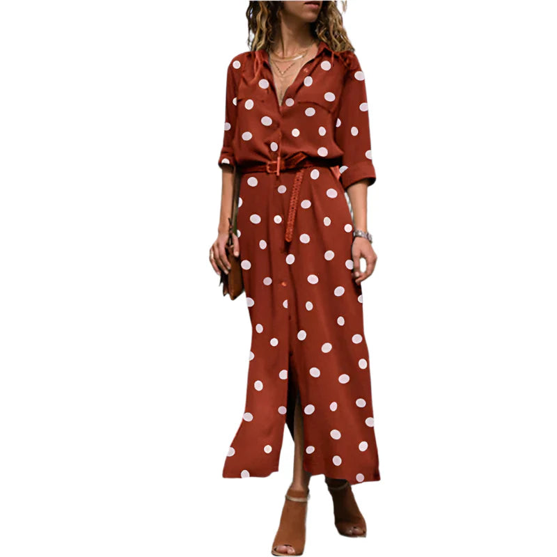 Robe d'été à motif Mathilde pour femmes – Design élégant et léger