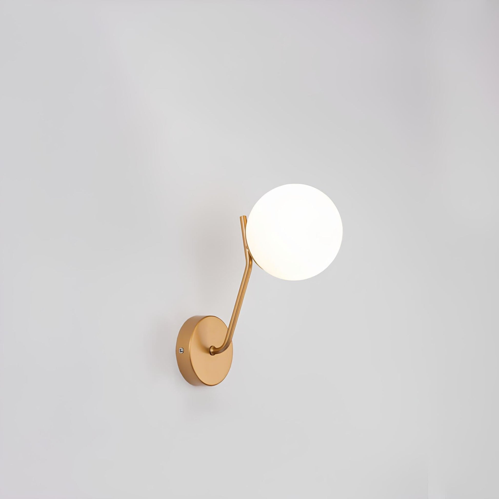 LumiSphere - Lampe murale en verre circulaire moderne