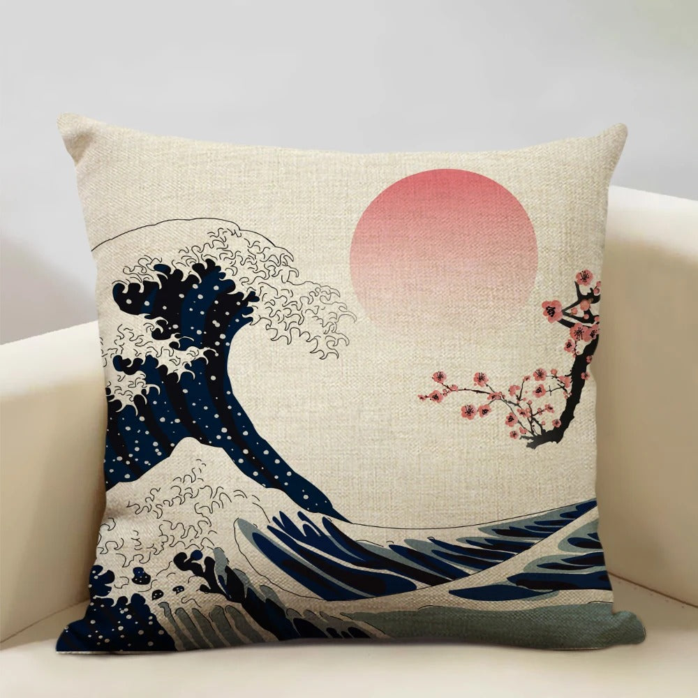 ZenScape - Coussins décoratifs d'inspiration japonaise
