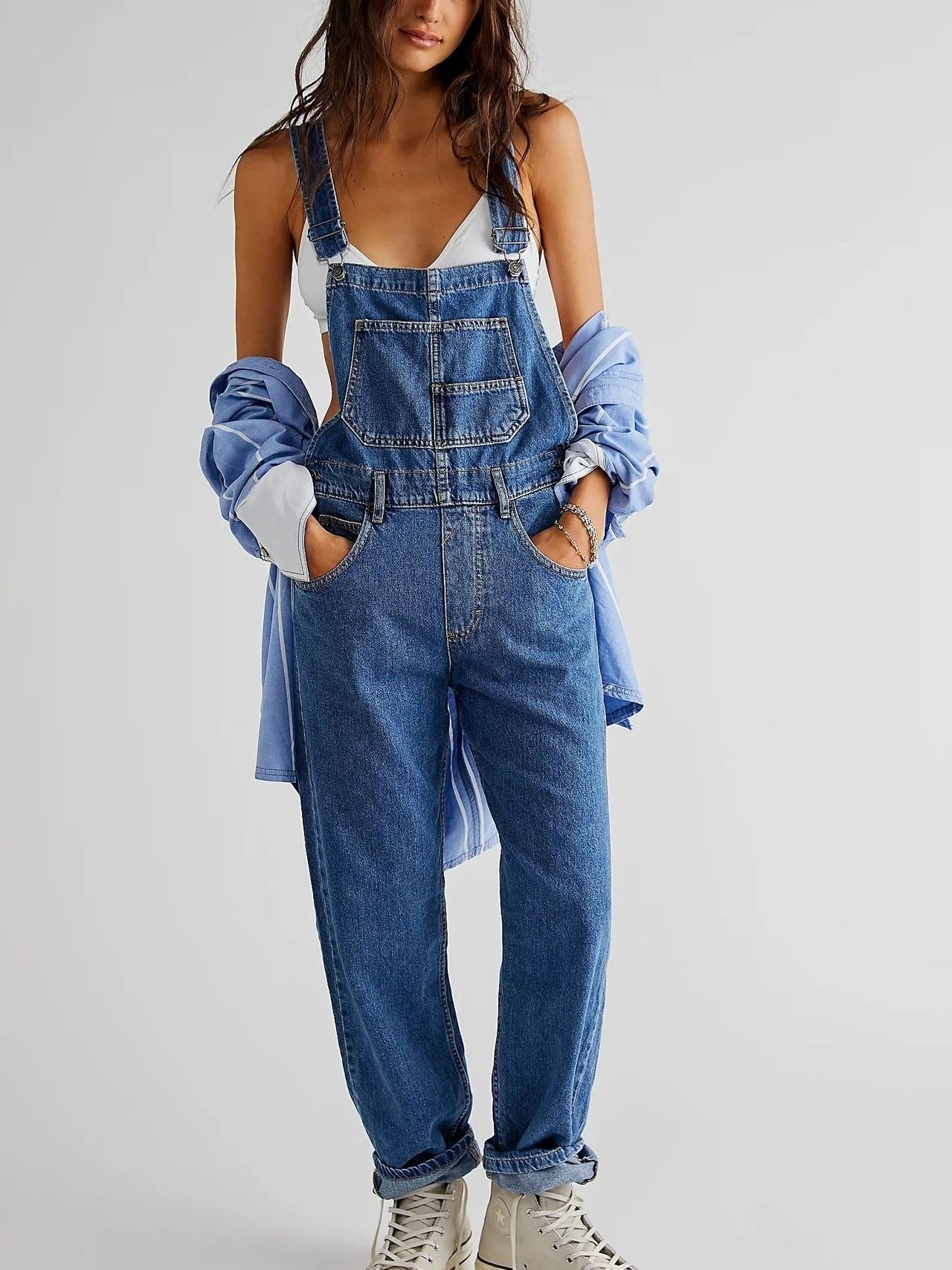 Jumpsuit en Jean Tendance Amelie pour Femmes