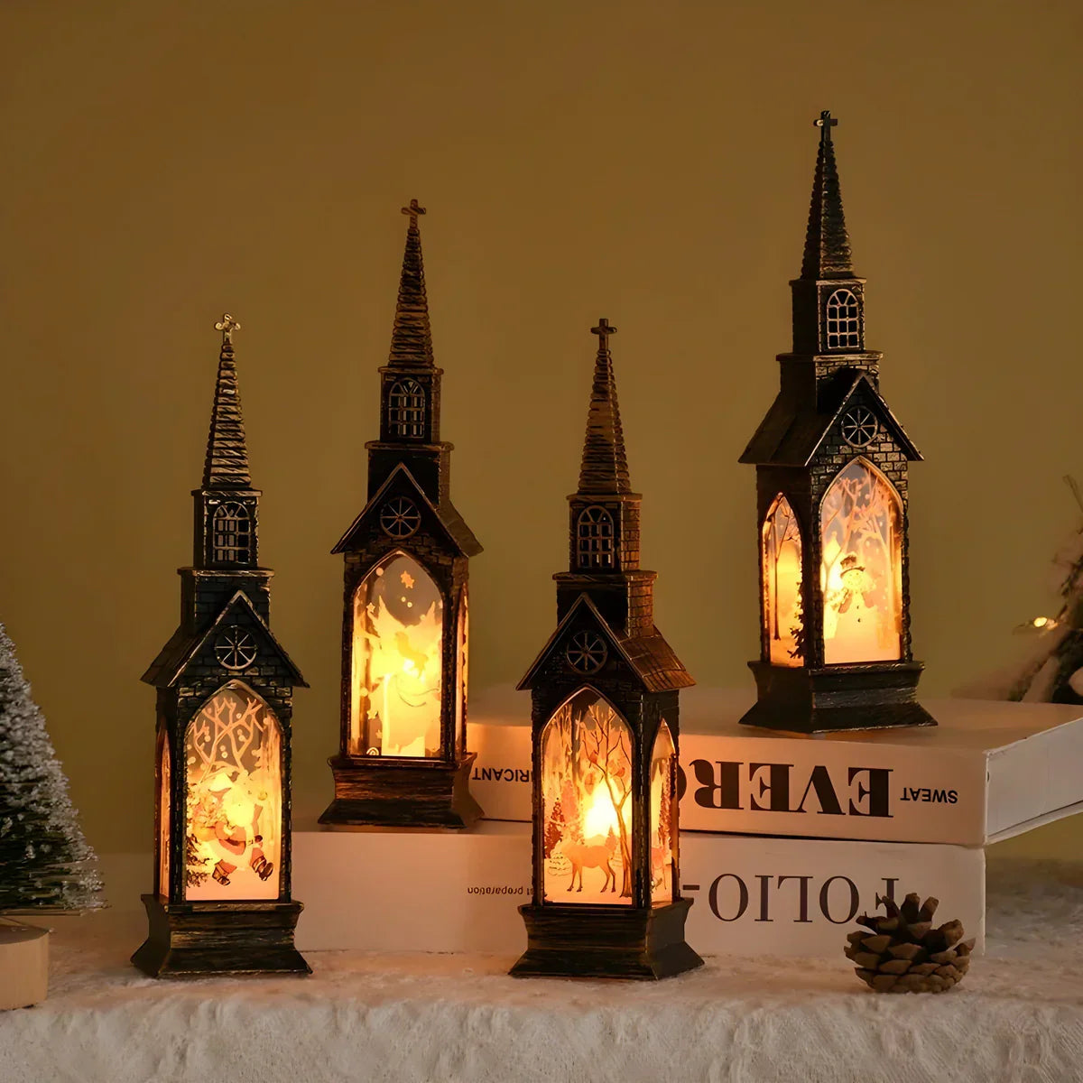 GlowJoy - Décoration de Noël moderne avec lumière LED