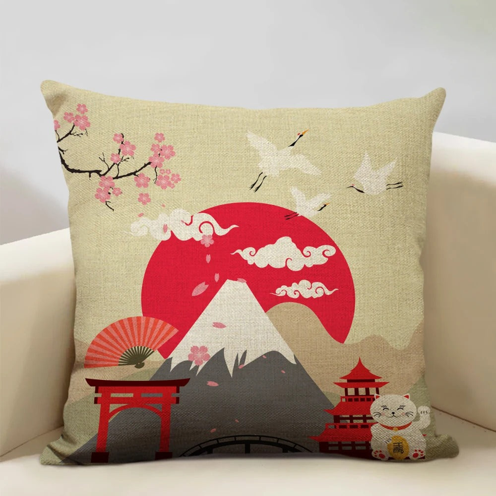 ZenScape - Coussins décoratifs d'inspiration japonaise