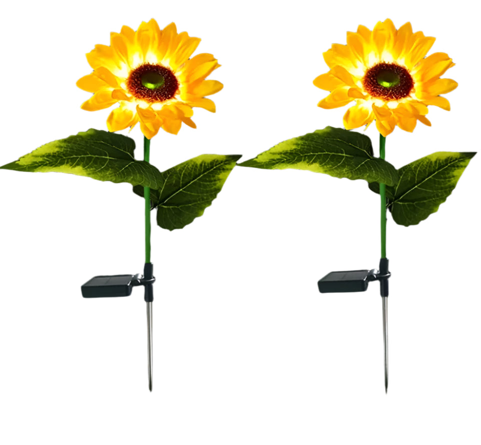SunnyBloom - Lampes solaires de jardin tournesol