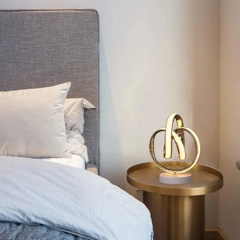 ArcGlow – Lampe de table LED minimaliste Buet avec une fine courbe pour des espaces modernes