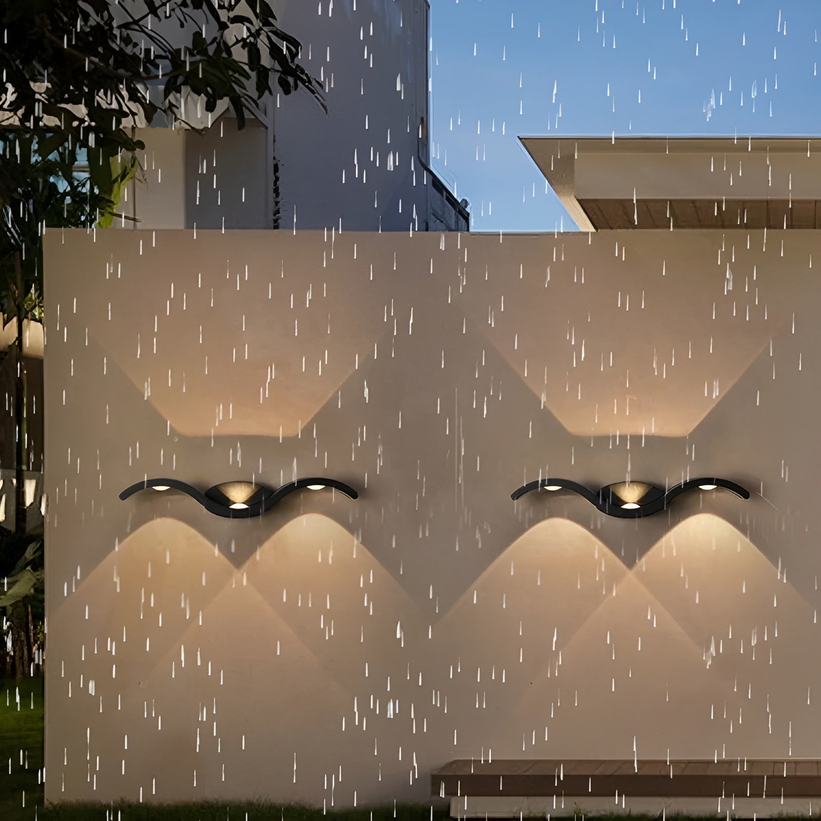 Applique murale LED moderne et étanche pour l'intérieur