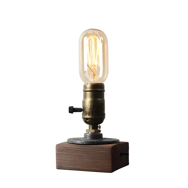Lampe de table antique industrielle