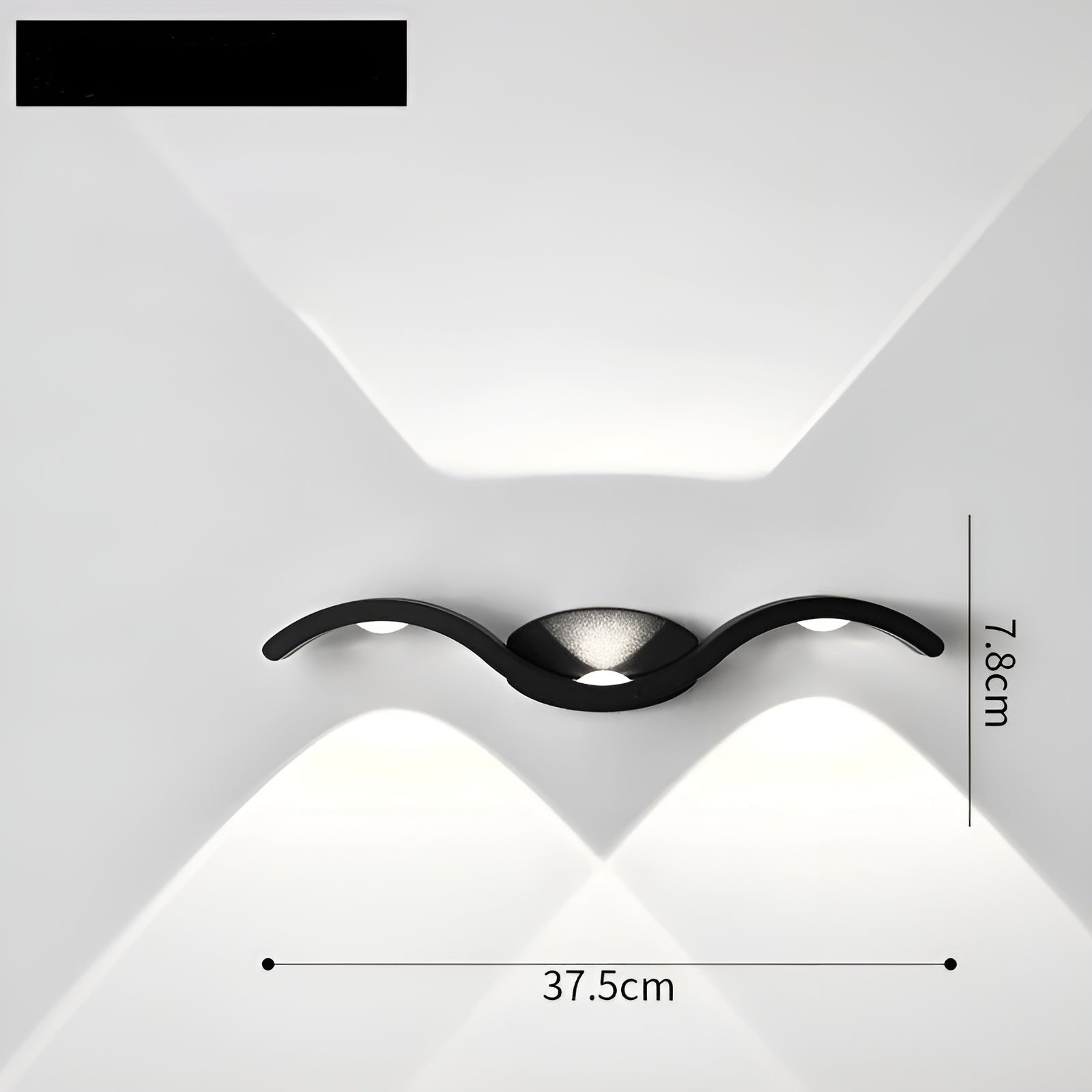 Applique murale LED moderne et étanche pour l'intérieur