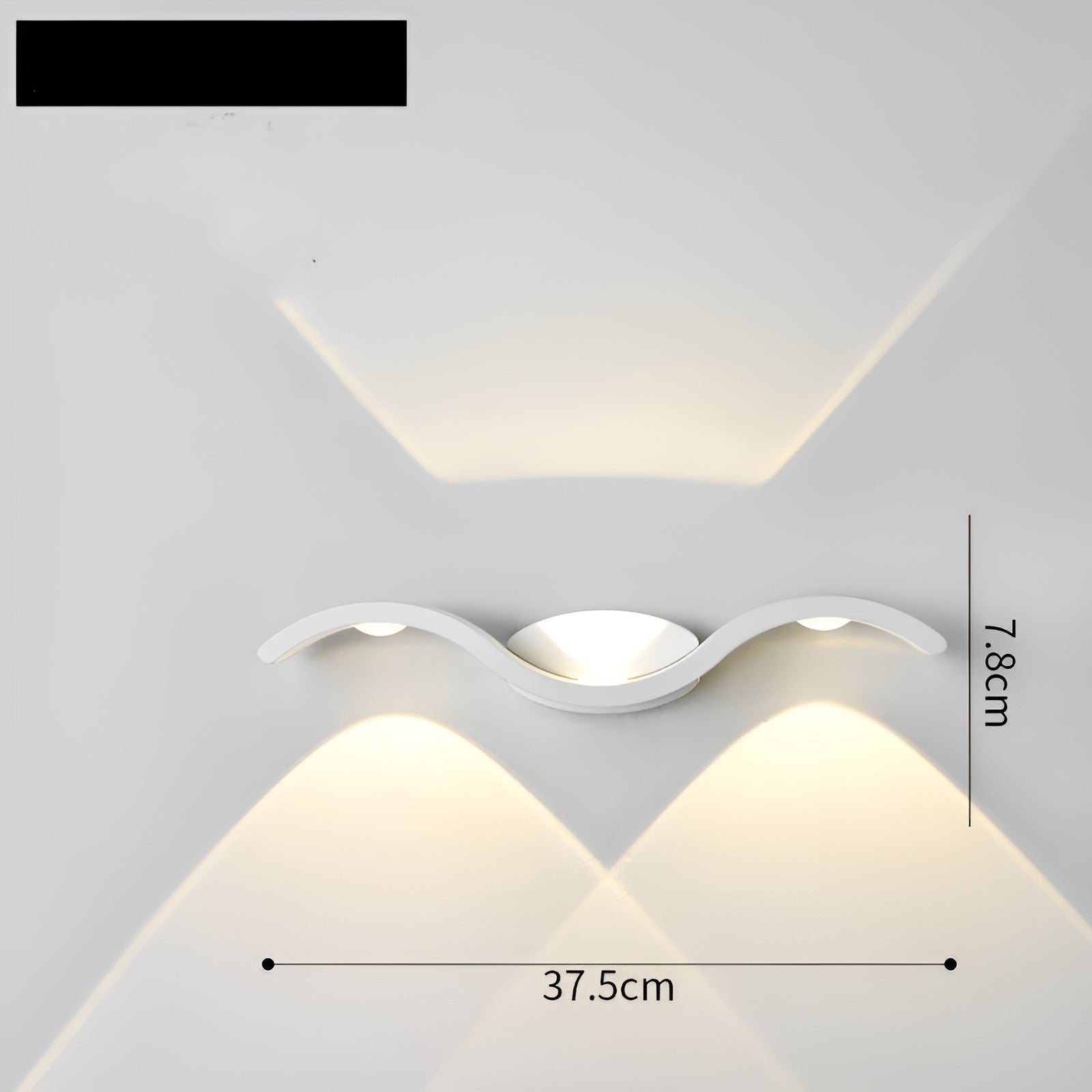 Applique murale LED moderne et étanche pour l'intérieur