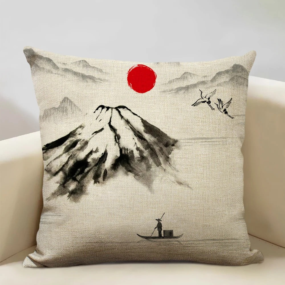 ZenScape - Coussins décoratifs d'inspiration japonaise