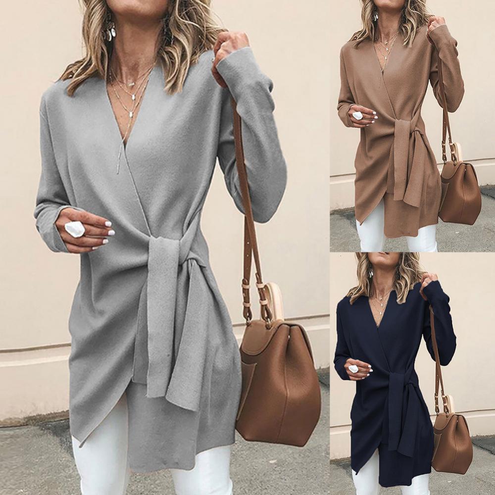 Zabel | Veste portefeuille longue élégante avec lien à la taille