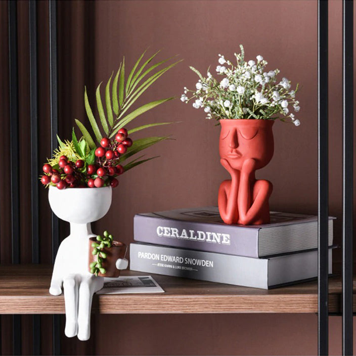 MiniLeaf Pot de Succulente en Céramique – Jolie Petite Jardinière