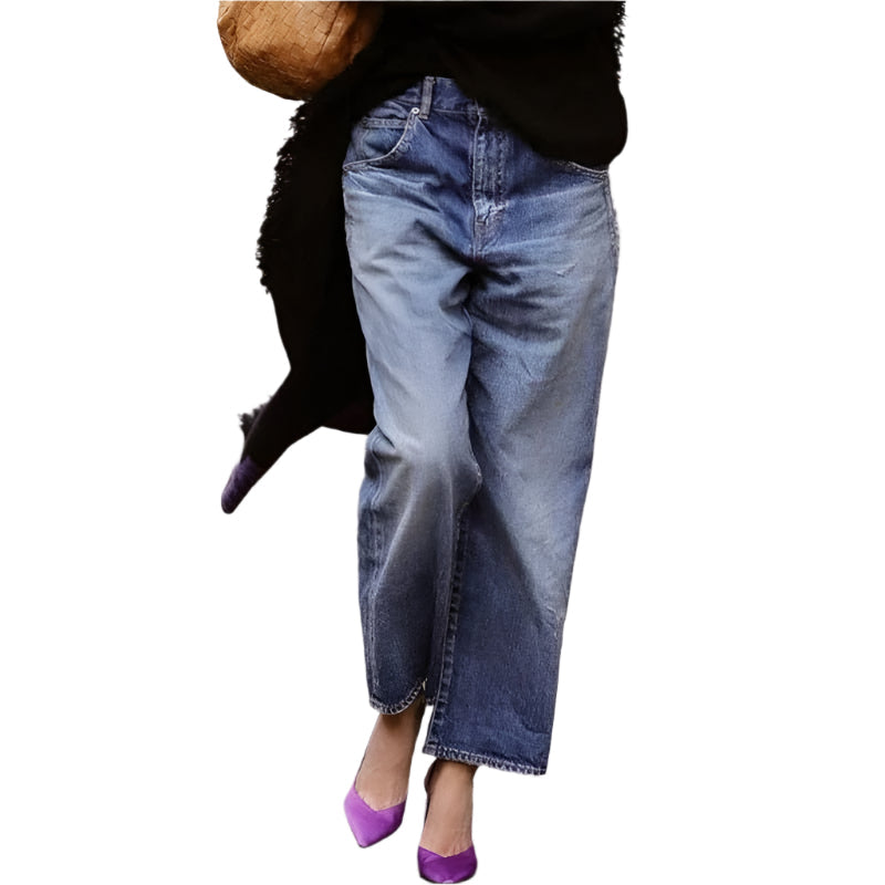 Marta - Jeans décontractés à jambes larges pour un style sans effort