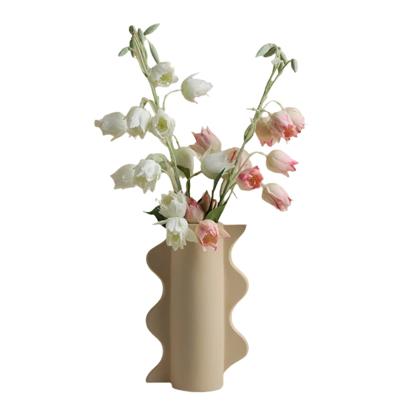 Vase Harmony minimaliste – Design en ceramic élégant pour des arrangements floraux raffinés