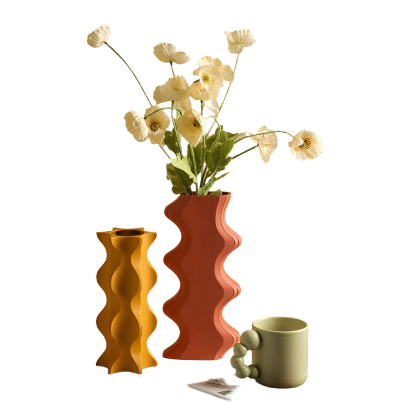 Vase Harmony minimaliste – Design en ceramic élégant pour des arrangements floraux raffinés