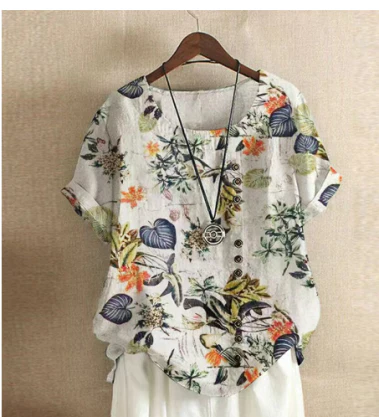 Elora - Chemisier élégant à imprimé floral pour femme