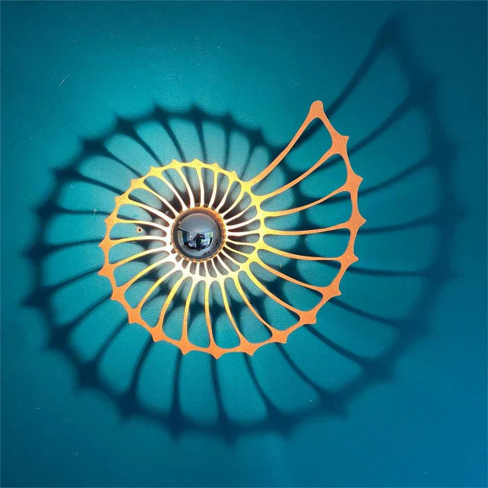 OceanShine - Applique avec motif de coquillage et éclairage doux