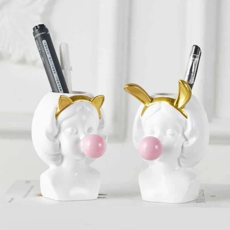 ArtBloom Pot de plante en buste - une sculpture unique pour vos plantes vertes