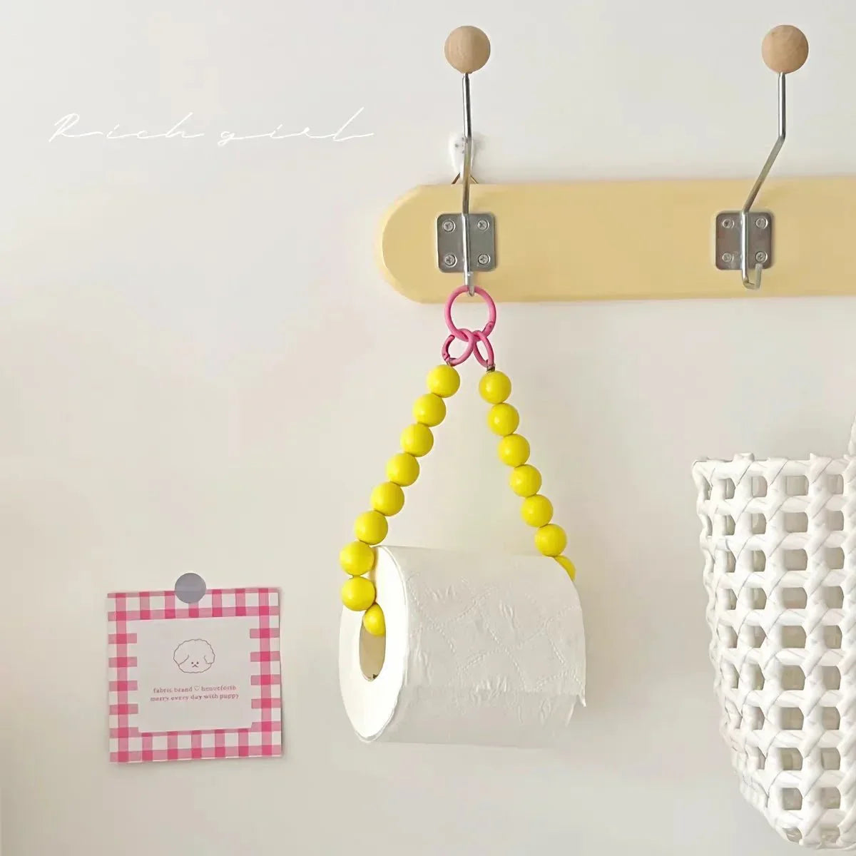 BeadCharm - Porte-papier toilette décoratif Yndig