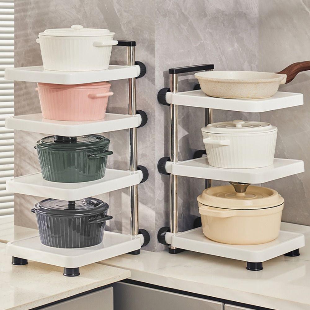 EasyStore - Étagère réglable à 3 niveaux pour un rangement efficace