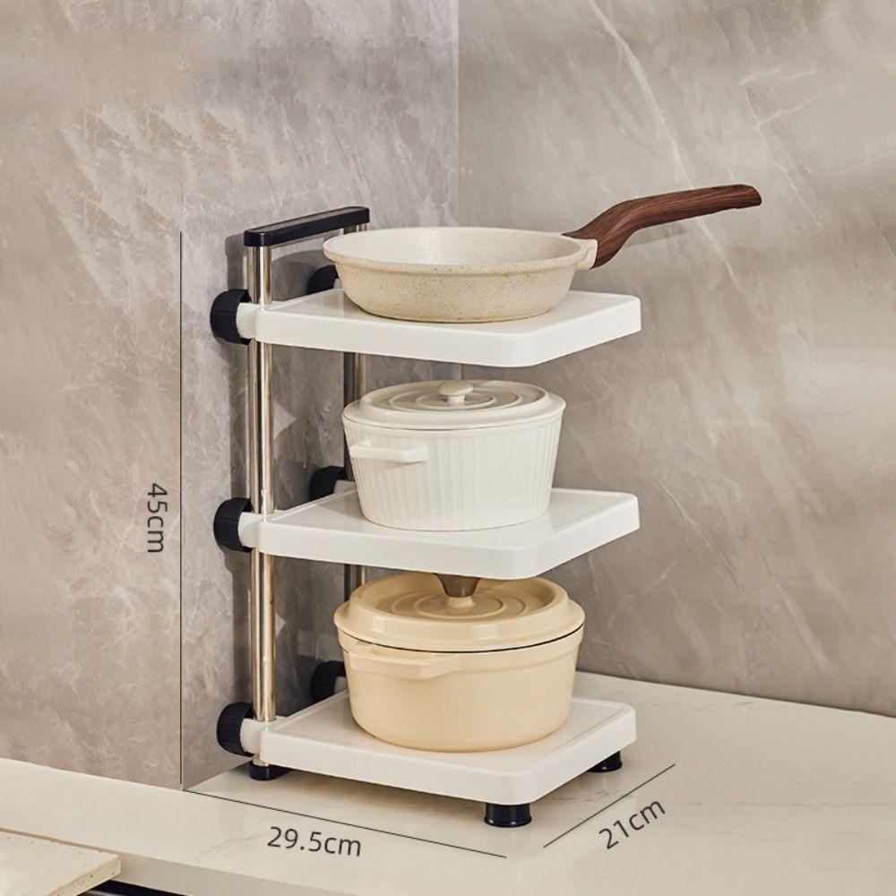 EasyStore - Étagère réglable à 3 niveaux pour un rangement efficace