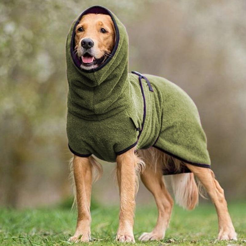 CozyPaws - Manteau pour chien avec capuche en polaire pour chaleur et confort
