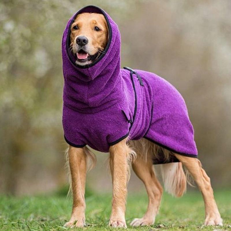 CozyPaws - Manteau pour chien avec capuche en polaire pour chaleur et confort