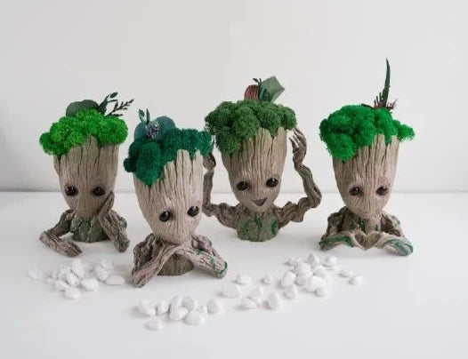 GrootPot - Pot de décoration avec Baby Groot pour un décoration élégante