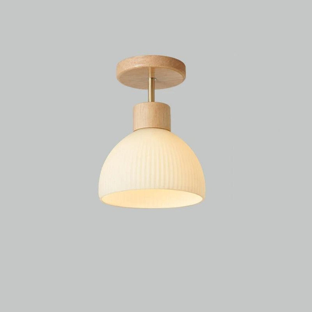 LumiTræ Lampe de Plafond LED Moderne – Élégance Naturelle et Éclairage Convivial