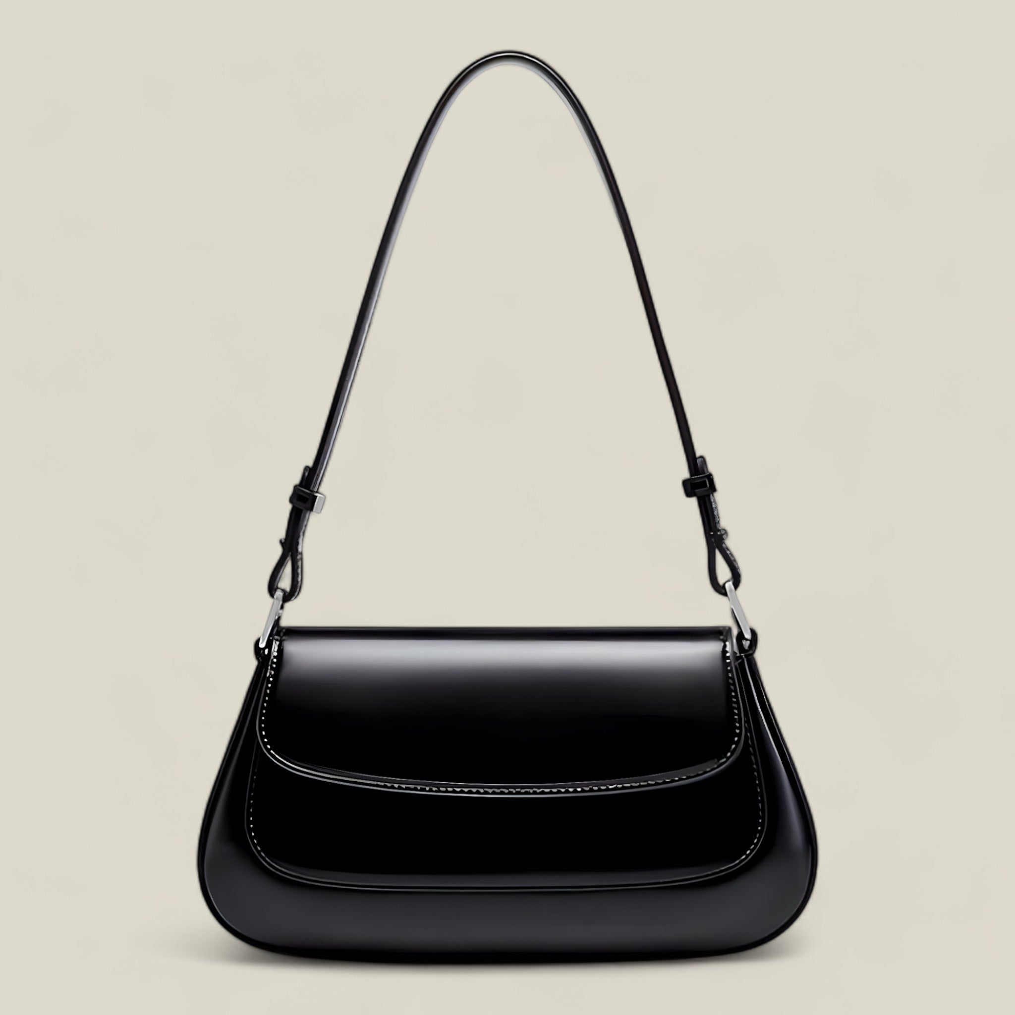 Sara - Sac à main rétro brillant