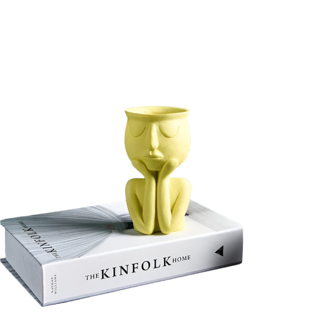 MiniLeaf Pot de Succulente en Céramique – Jolie Petite Jardinière