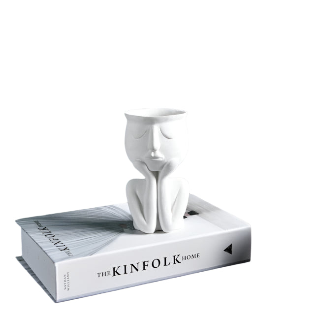 MiniLeaf Pot de Succulente en Céramique – Jolie Petite Jardinière