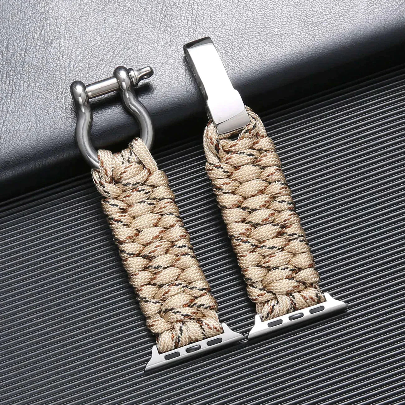 Bracelet Paracord FlexiWrist pour Apple Watch – Bandouillère Robuste et Ajustable