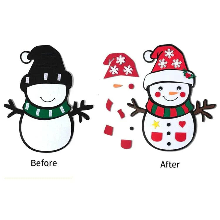 Arbre de Noël en feutre - Montessori