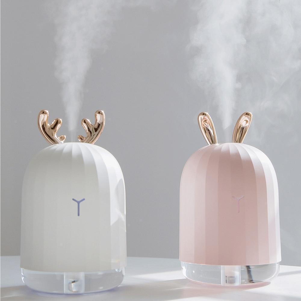 DeerMist Humidificateur – Design Gevird avec Lumière d'Ambiance Douce