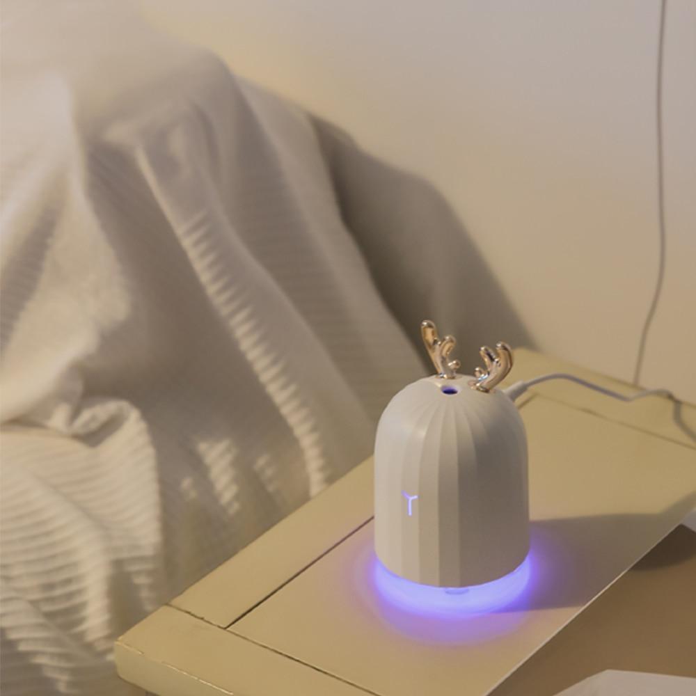 DeerMist Humidificateur – Design Gevird avec Lumière d'Ambiance Douce