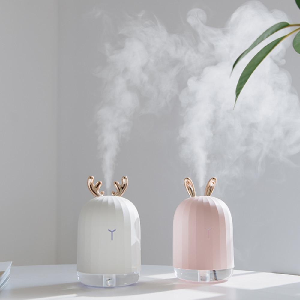 DeerMist Humidificateur – Design Gevird avec Lumière d'Ambiance Douce