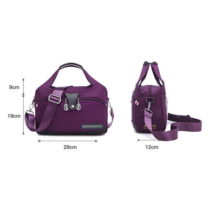 Sac à bandoulière polyvalent et imperméable avec fonctions antivol