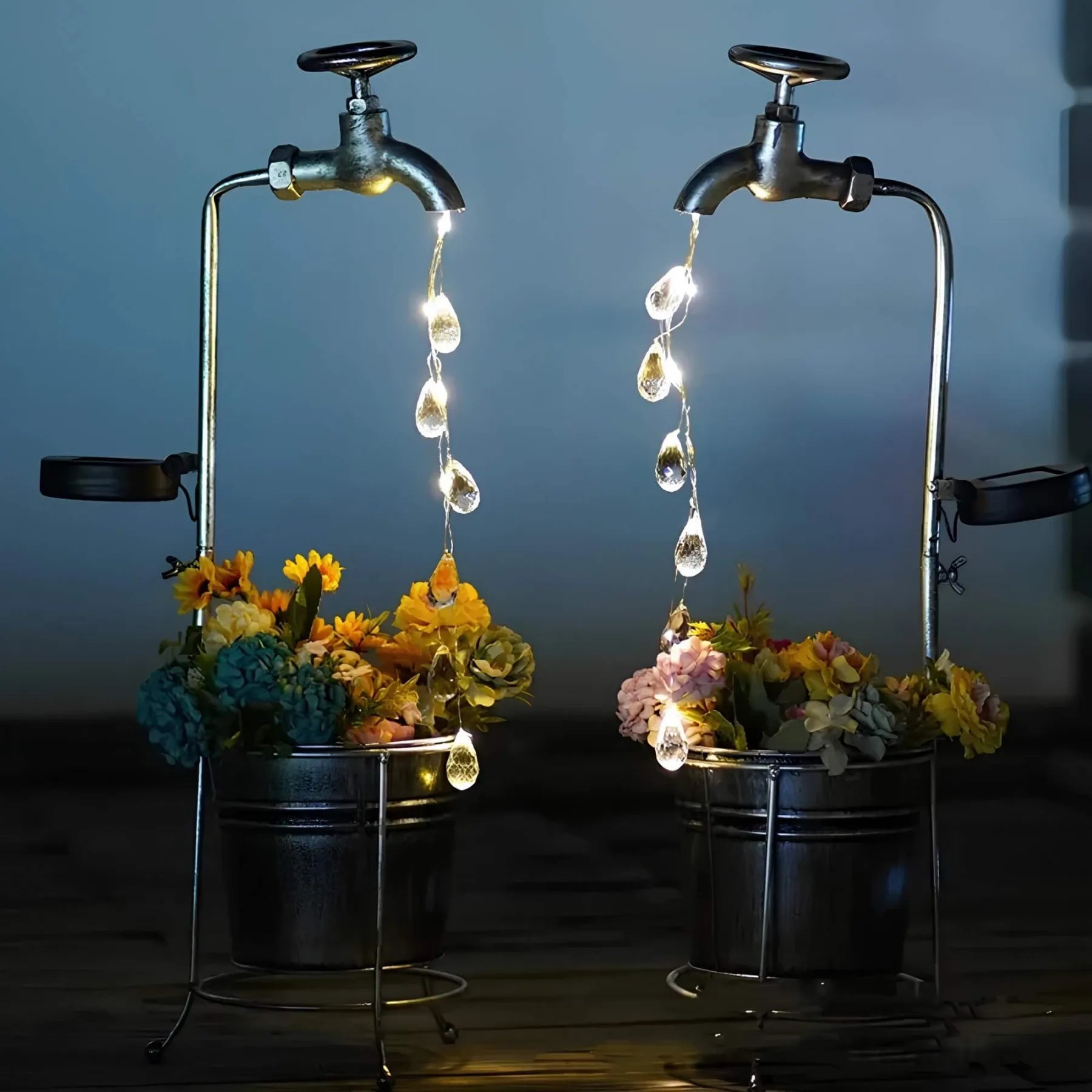 GlowDrops – Lampes de jardin à eau solaire