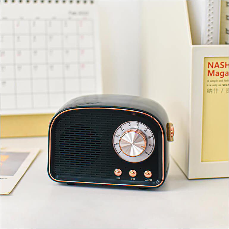 VibeWave | Enceinte Bluetooth style vintage